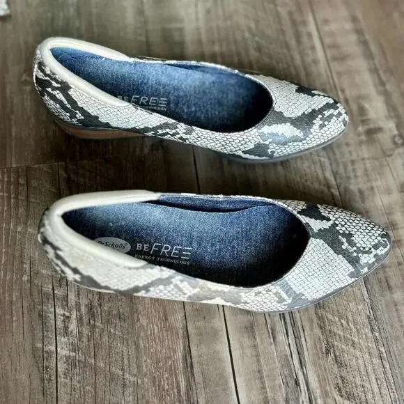 Skechers Go Free Slip-In Kendall Shoes, Faux Snakeskin Size 7.5 Women’s - Picture 6 of 7